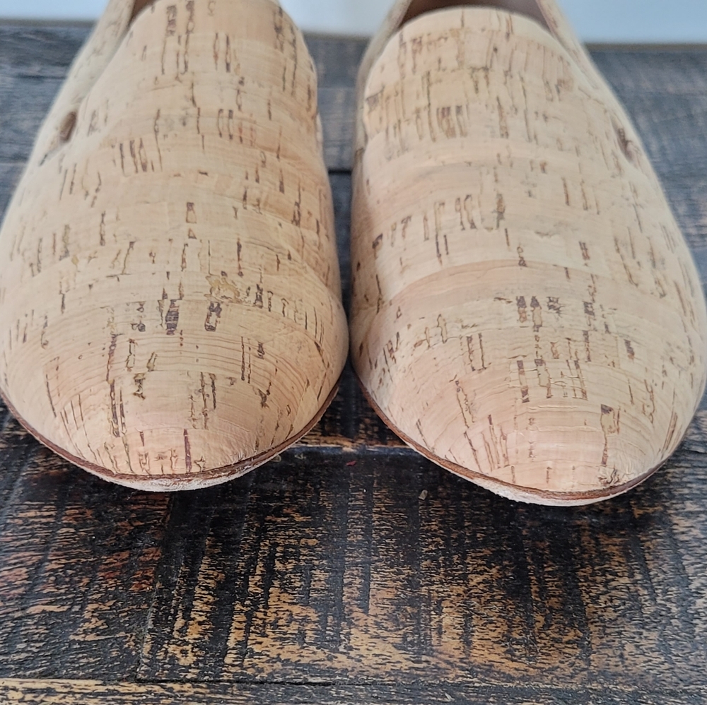 Veronica Beard Griffin Flats Natural Cork 6 - Picture 5 of 12